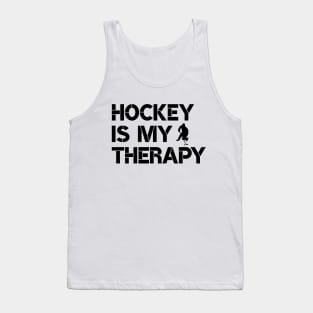 Hockey is my therapy Tank Top